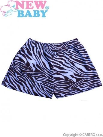 Dětské kraťasy New Baby Zebra modré, Modrá, 98 (2-3r) - obrázek 1