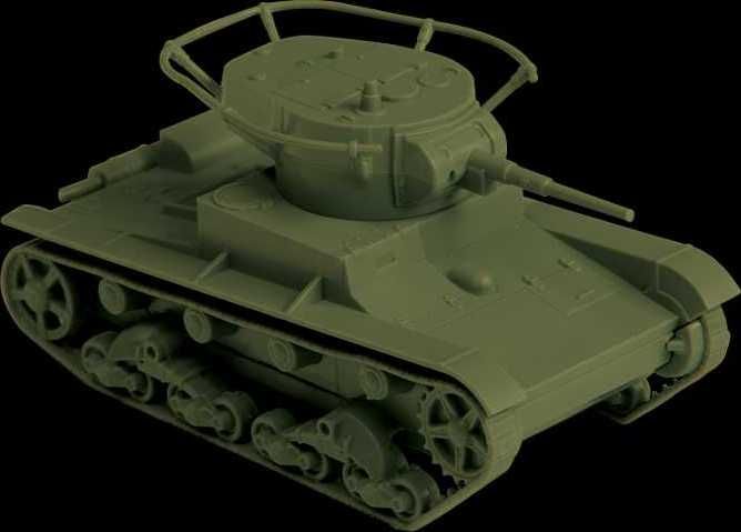 ZVEZDA Snap Kit military 6246 - T-26 mod.1933 (1:100) - obrázek 5