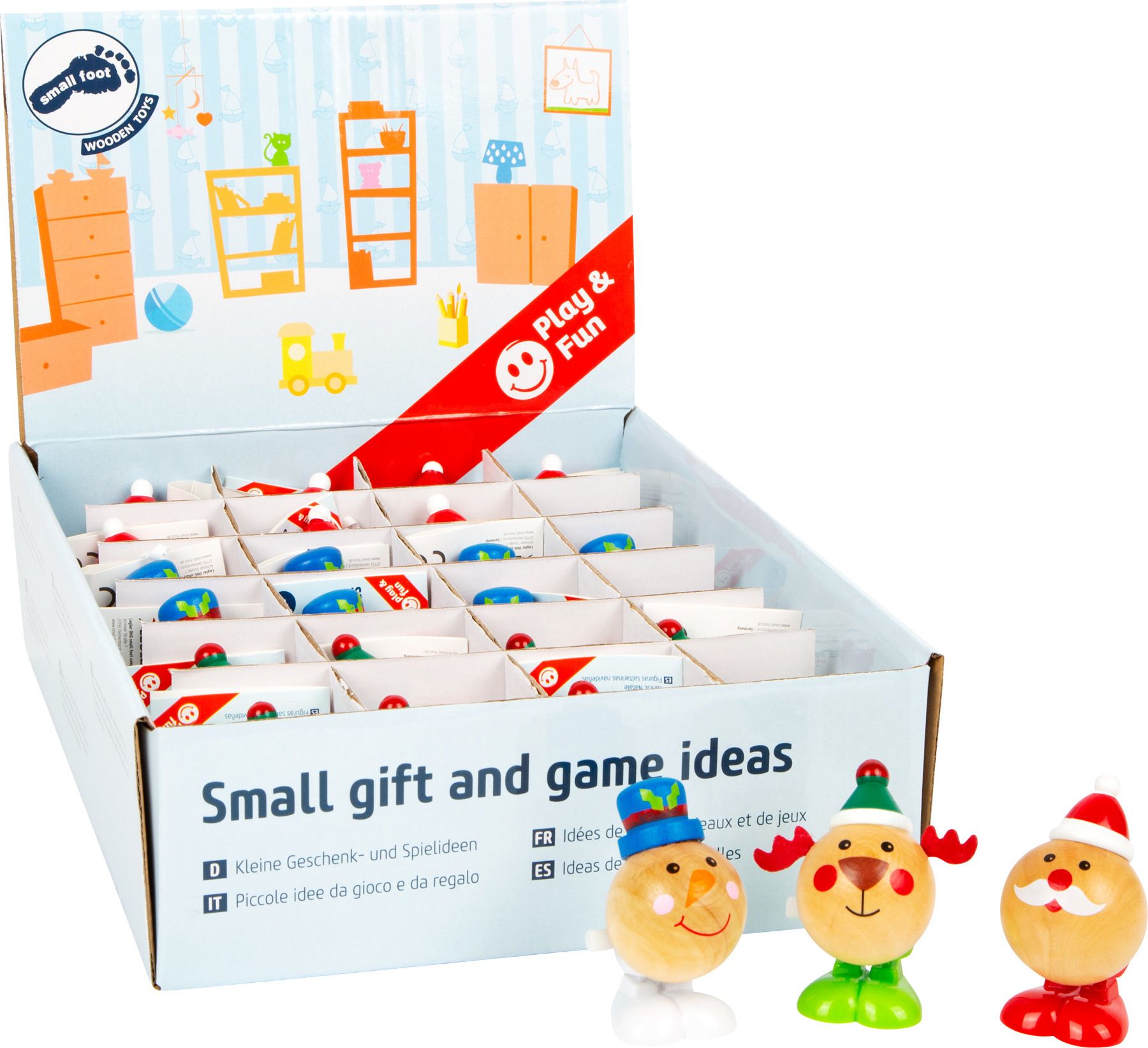 SMALL FOOT BY LEGLER Small Foot Displej natahovací figurka 24 ks - obrázek 1