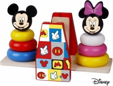 Dřevěná balanční hra Disney, Miceky a Minnie - obrázek 1