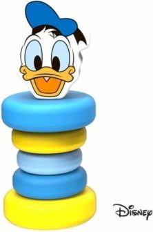 Dřevěná chrastítko Disney, Kačer Donald, 5 x 5 x 12 cm - obrázek 1