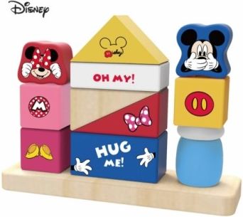 Dřevěné kostky Disney s veselými motivy - Mickey Mouse - obrázek 1