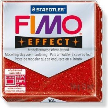 FIMO® effect 8020 červená se třpytkami - obrázek 1