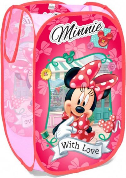 SEVEN Koš na hračky Minnie Mouse Polyester, 36x36x58 cm - obrázek 1