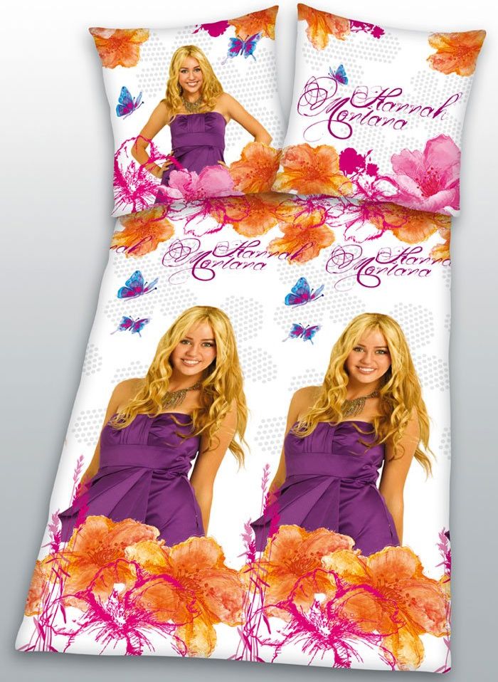 Povlečení Hannah Montana bílá 140/200 - obrázek 1