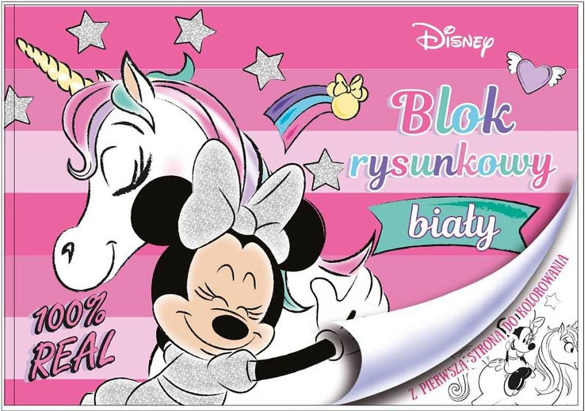 BENIAMIN Blok na kreslení s omalovánkami Minnie Papír 29x21 cm - obrázek 1