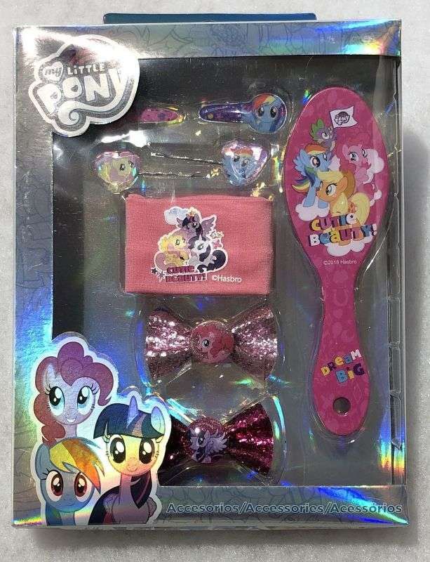 EUROSWAN Doplňky do vlasů v dárkové krabičce My Little Pony 26x20 cm - obrázek 1