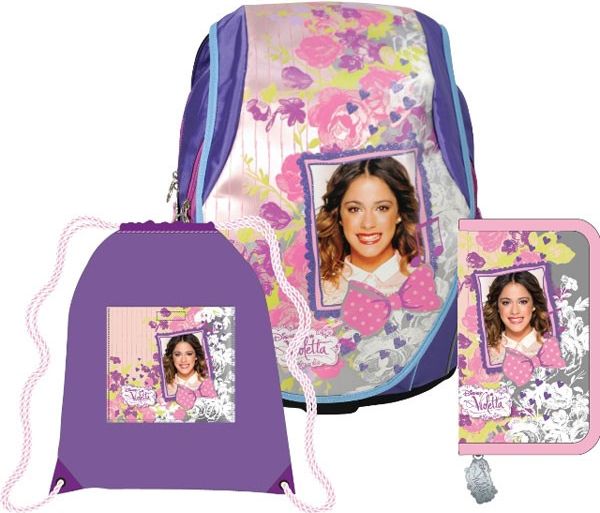 Anatomický školní Batoh ABB set - Disney Violetta - obrázek 1