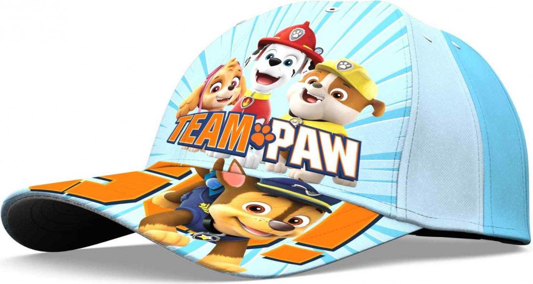 Kšiltovka Paw Patrol blue vel. 54 - obrázek 1