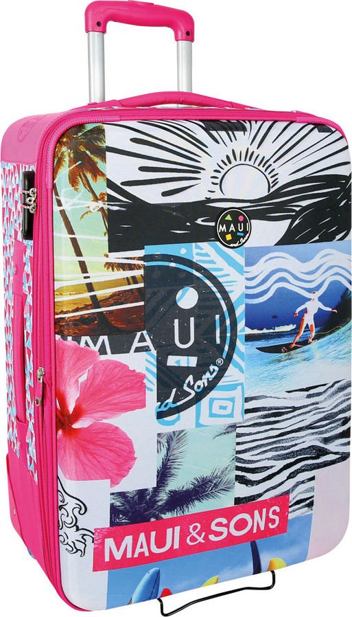 JOUMMABAGS kufr Maui and Sons Eva Sunshine růžový 56 l - obrázek 1
