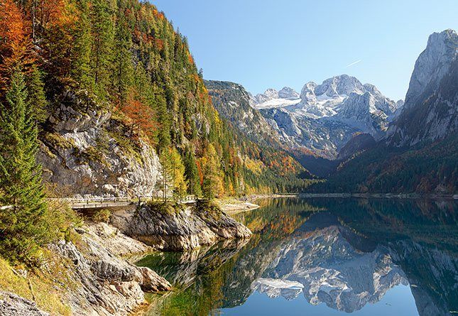 CASTORLAND Puzzle Jezero Gosausee, Rakousko 2000 dílků - obrázek 1
