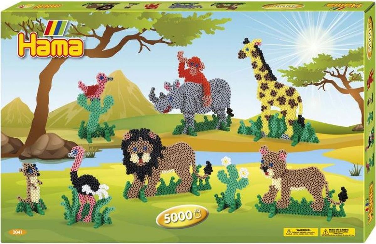 Hama H3041 Velká dárková sada Safari Midi - obrázek 1