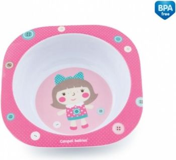 Melaminová miska Toys 230 ml - růžová - obrázek 1