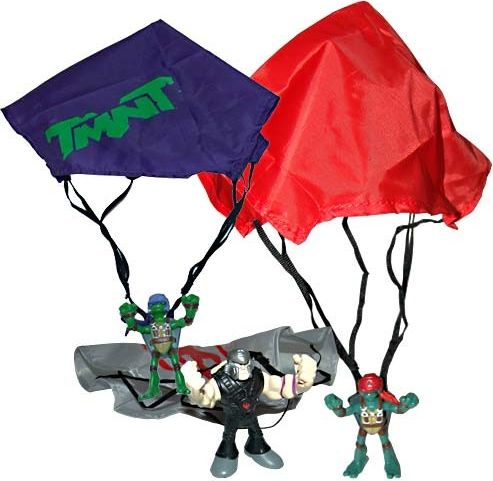 Želvy NINJA mini mutants sada s padákem a figurkou - obrázek 1