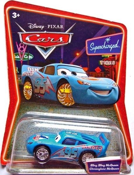 CARS (Auta) - Bling Bling McQueen (Blesk Dinoco) SUPERCHARGED - obrázek 1