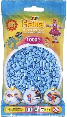 Hama Korálky v sáčku pastelově modré - obrázek 2