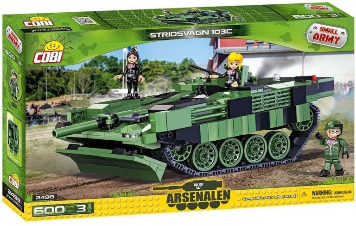 Cobi Malá armáda 2498 II WW Strv 103C S-tank - obrázek 1