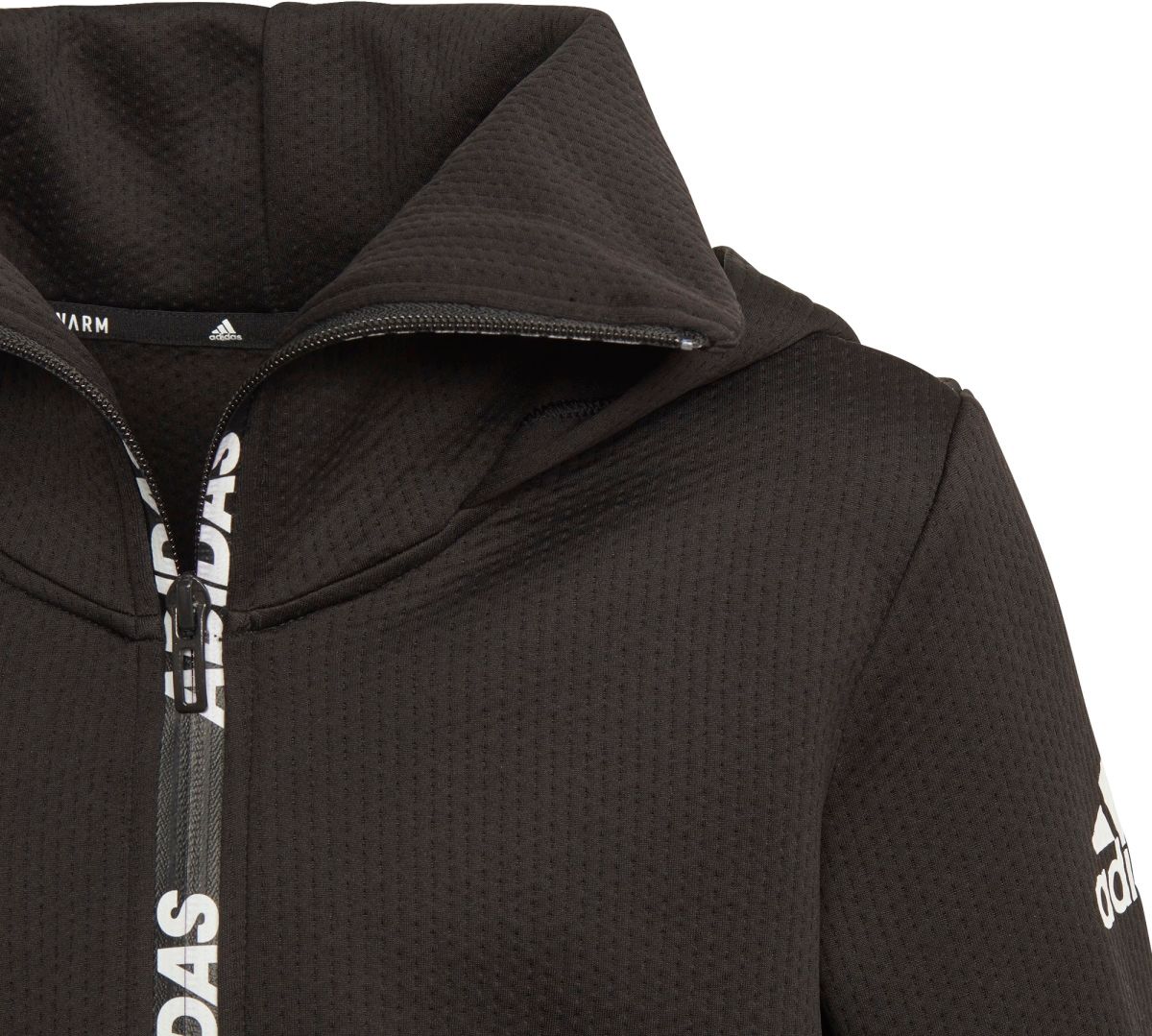 adidas Climawarm Full-Zip Hoodie černá 110 - obrázek 4