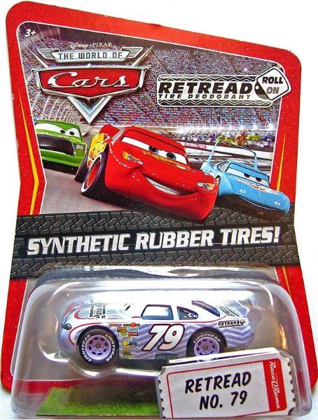 CARS (Auta) - Retread 79 Rubber Tires (gumová kolečka) - obrázek 1
