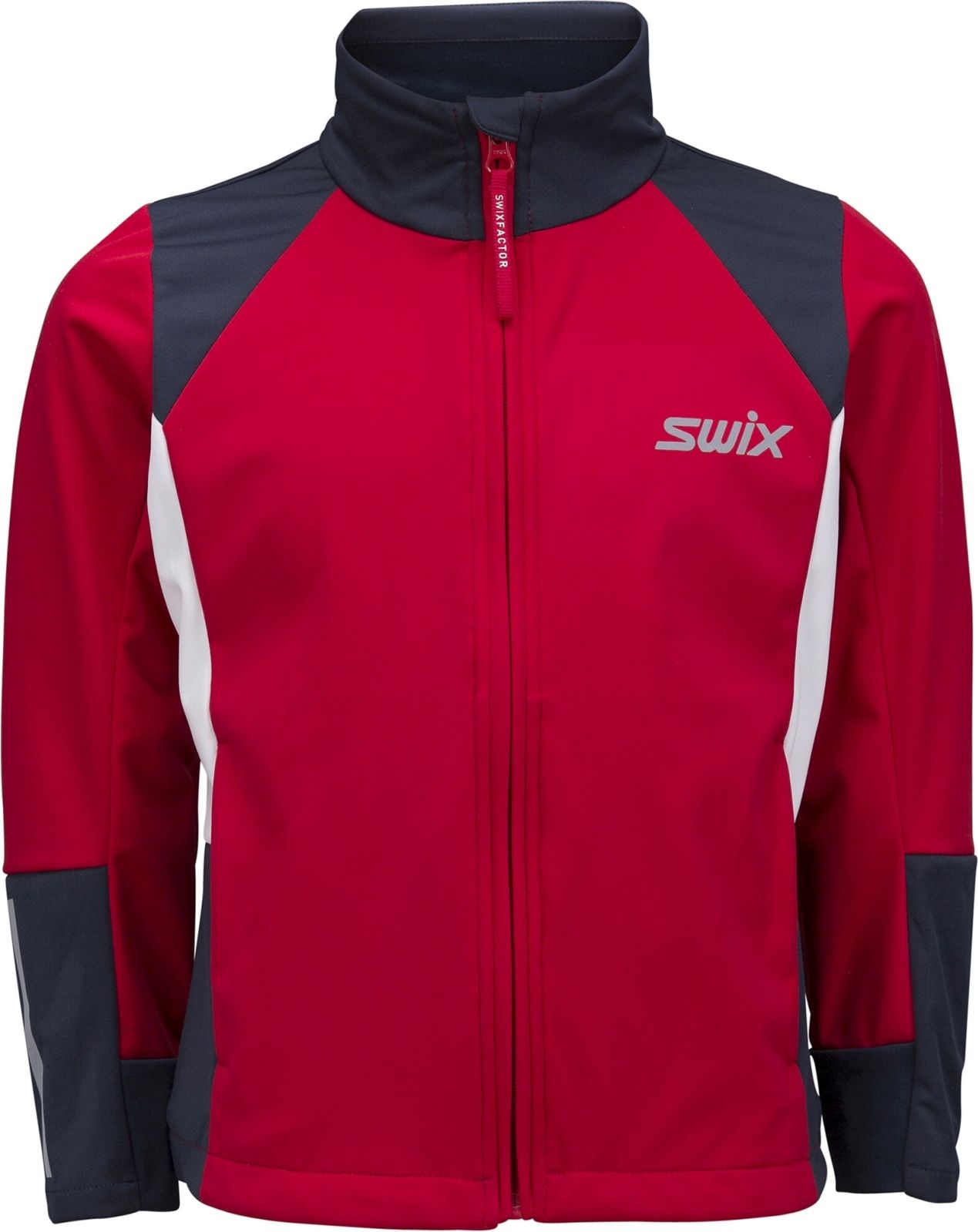Swix Steady jacket Jr - Swix red 116 - obrázek 1