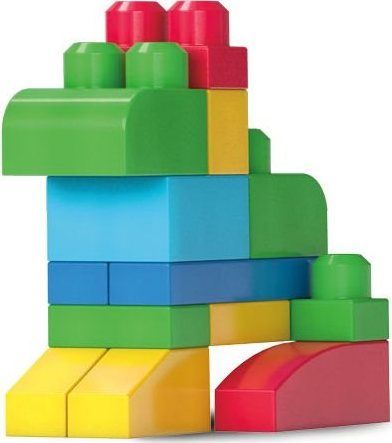 MEGA BLOKS First Builders Modrá sada 60 dílů - obrázek 3
