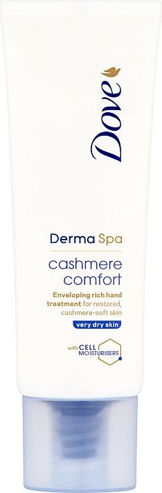 Dove Derma Spa Cashmere Comfort krém na ruce pro suchou pokožku 75 ml - obrázek 2