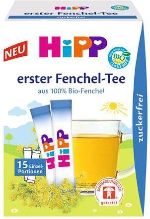 6x HIPP BIO První fenyklový čaj - rozpustný (15 x 0.36g), až 30 porcí - obrázek 2
