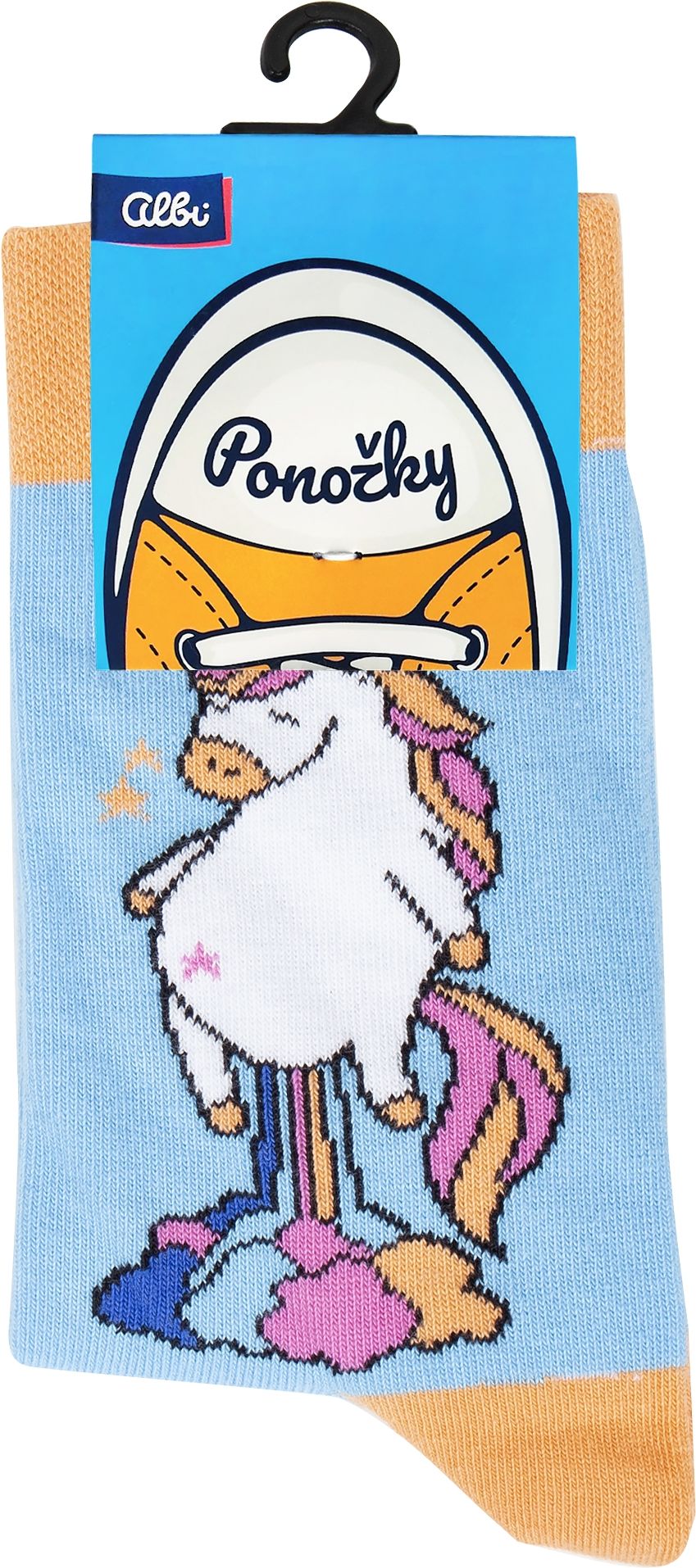 LOLA BABY Ponožky - Jednorožec - obrázek 1