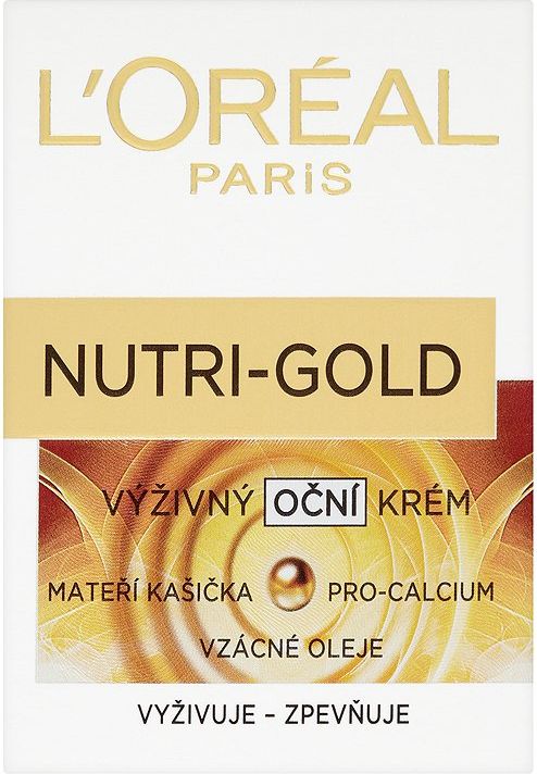 L'Oréal Paris Nutri-Gold, výživný oční krém 15 ml - obrázek 2