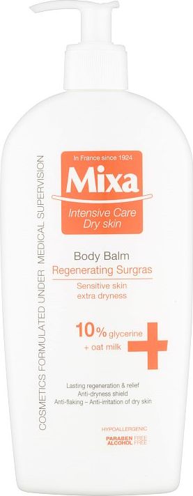 Mixa Surgras regenerační promašťující tělové mléko 400 ml - obrázek 2