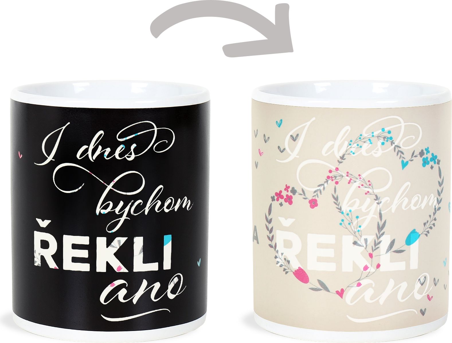 LOLA BABY ALBI Měnící hrnek - Svatba - obrázek 1