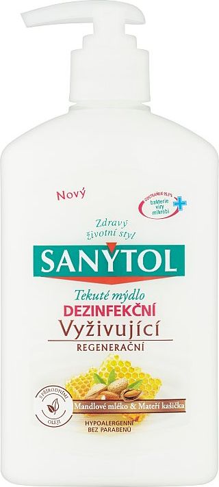 Sanytol dezifekční mýdlo na ruce vyživující 250 ml - obrázek 2