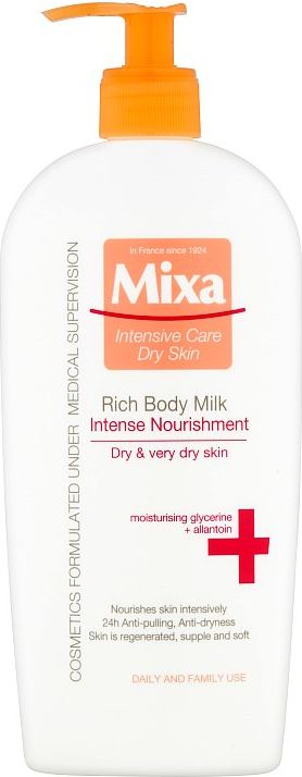 Mixa Rich intenzivní vyživující tělové mléko 400 ml - obrázek 2