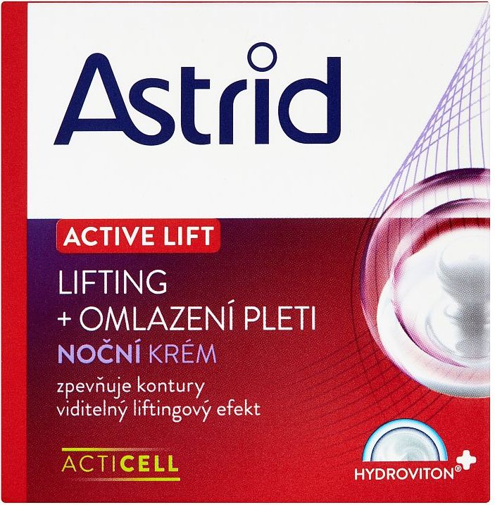 Astrid Active Lift liftingový omlazující noční krém 50 ml - obrázek 2