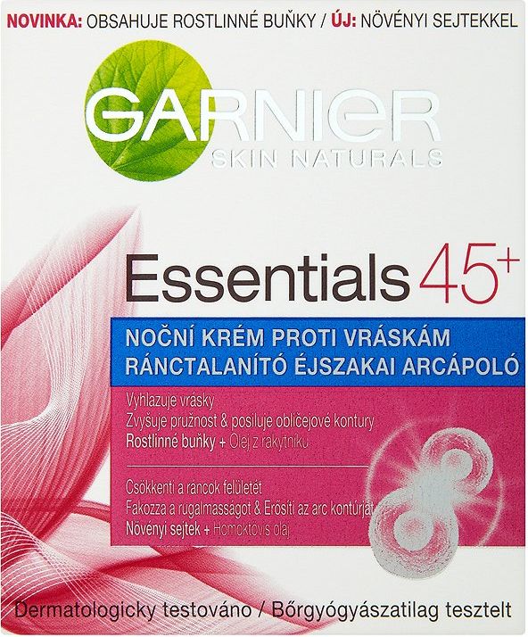 Garnier Skin Naturals Essentials 45+, noční krém proti vráskám 50 ml - obrázek 1