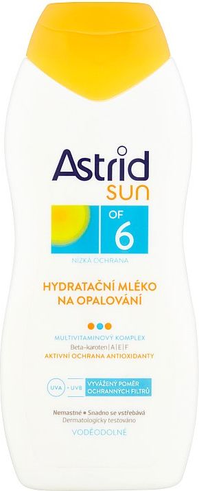 Astrid Sun hydratační mléko na opalování OF 6 200 ml - obrázek 2