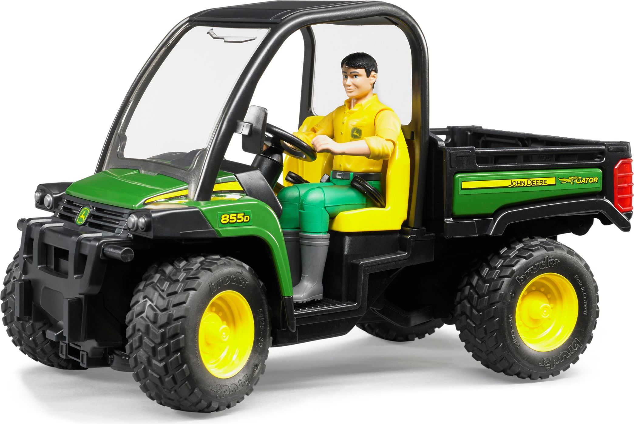 BRUDER 2490 JOHN DEERE Gator s řidičem - obrázek 1