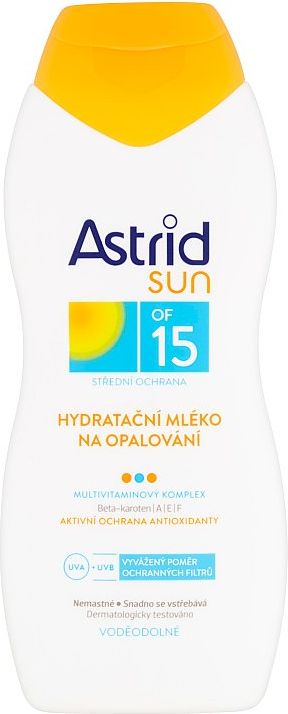 Astrid Sun hydratační mléko na opalování OF 15 200 ml - obrázek 2