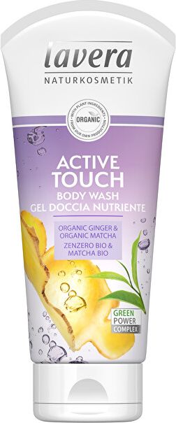 Lavera Sprchový a koupelový gel Active touch Bio zázvor a Bio matcha 200 ml - obrázek 1