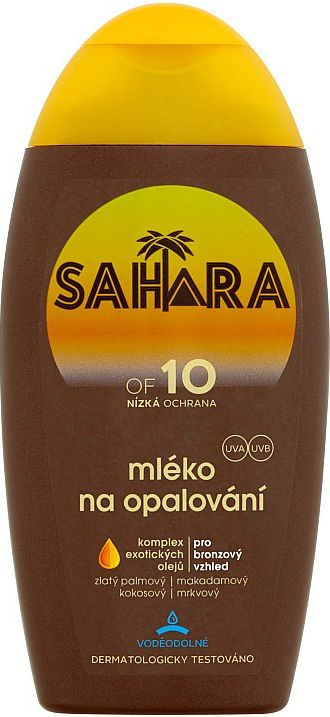 Sahara mléko na opalování OF 10 200 ml - obrázek 2