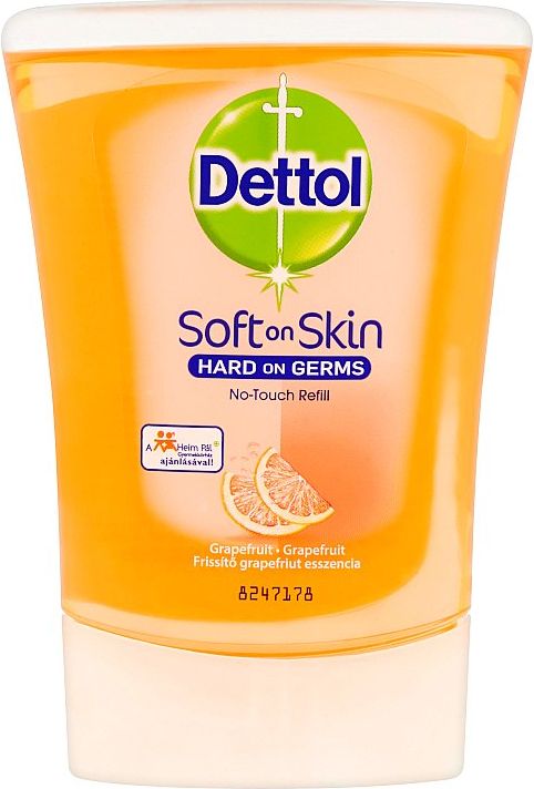 Dettol Osvěžující grapefruit náhradní náplň do bezdotykového dávkovače 250 ml - obrázek 2