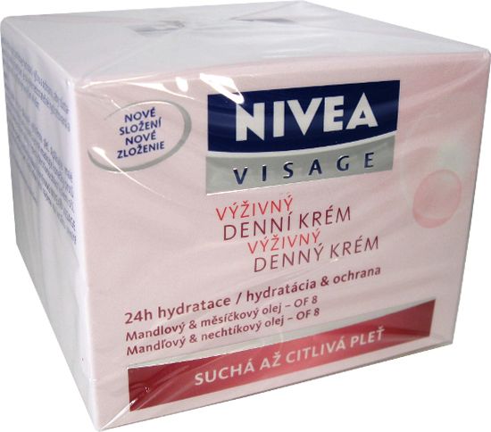 Nivea Visage výživný krém pro suchou a citlivou pleť 50 ml - obrázek 1