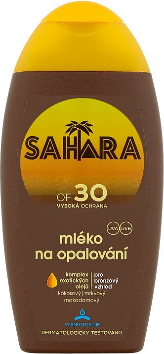 Sahara mléko na opalování OF 30 200 ml - obrázek 2