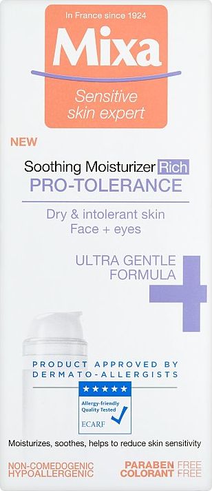 Mixa Sensitive Skin Expert Rich Pro-Tolerance krém pro intolerantní pleť 50 ml - obrázek 2
