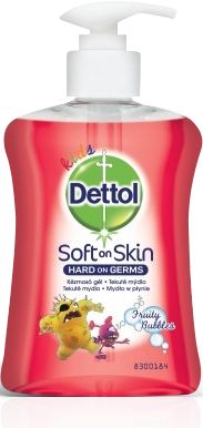 Dettol Kids tekuté mýdlo Ovocné bubliny 250 ml - obrázek 1
