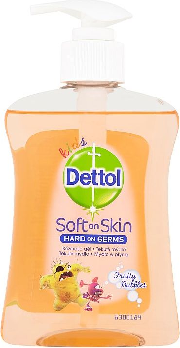 Dettol Kids tekuté mýdlo Ovocné bubliny 250 ml - obrázek 2