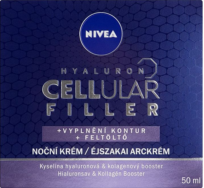Nivea noční vyplňující krém Hyaluron Cellular Filler 50 ml - obrázek 2