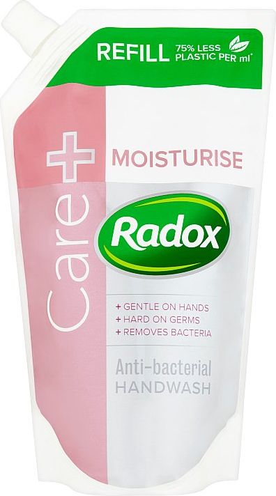 Radox Care + Moisturise tekuté mýdlo náhradní náplň  500 ml - obrázek 1