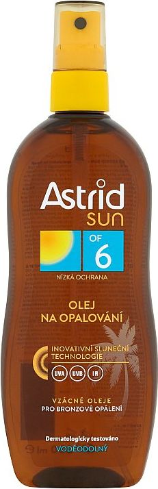 Astrid Sun olej na opalování OF 6  200 ml - obrázek 1