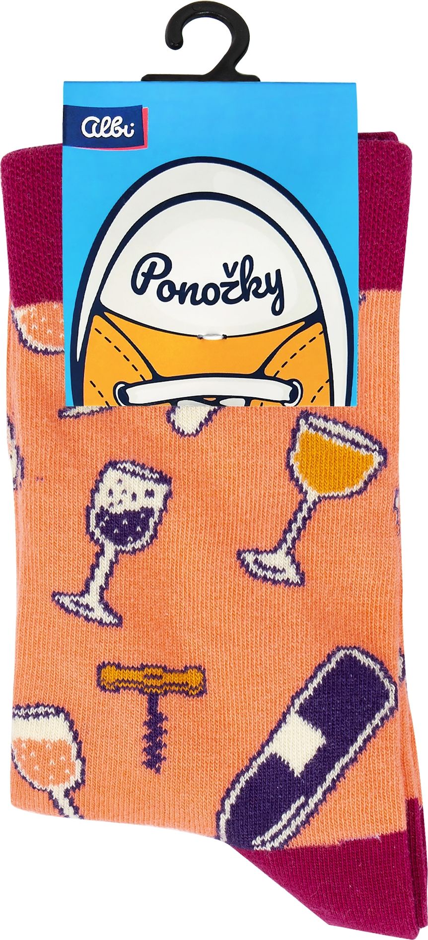 LOLA BABY Ponožky - Víno - obrázek 1